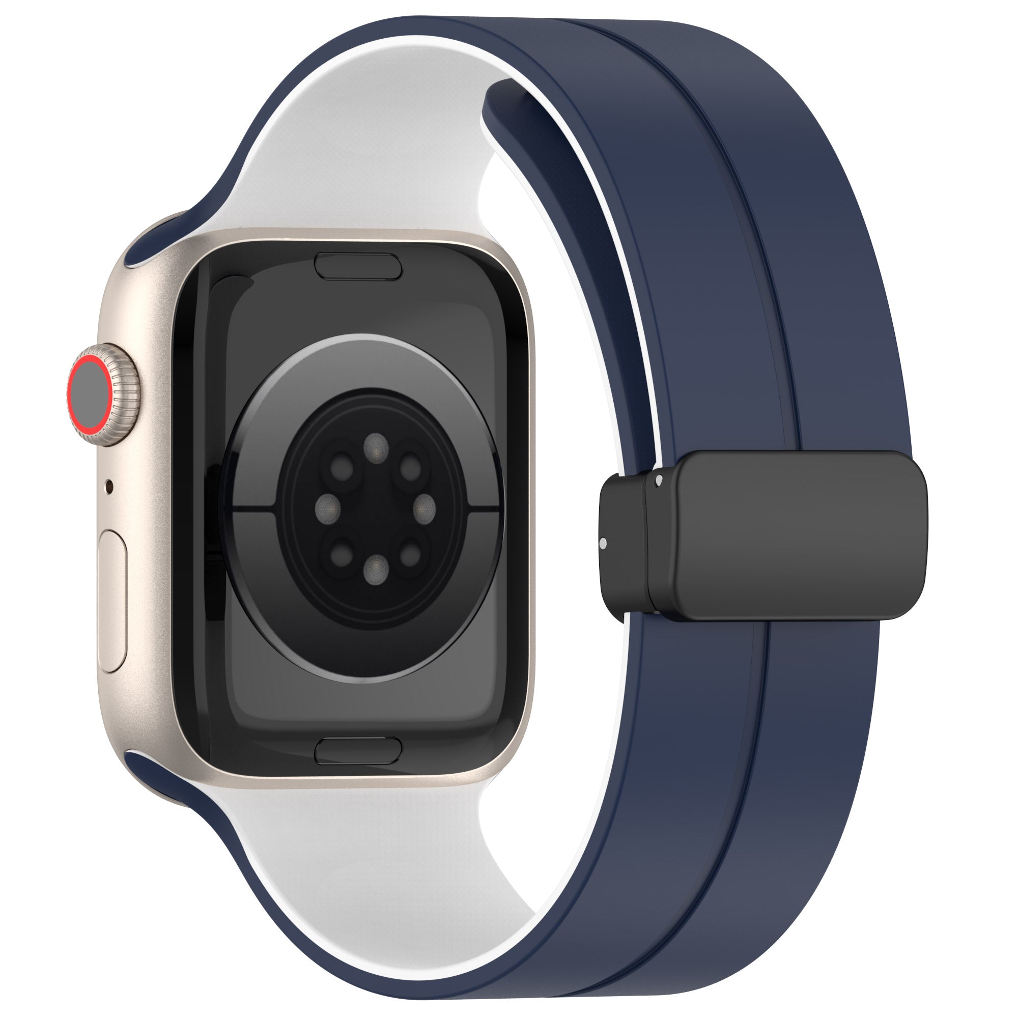 For Apple Watch Ultra 49mm Series 8 7 45mm 6 5 4 SE SE (2022) 44mm 3 2 1 42mm Silicone Watch Band Magnetic Buckle Wrist Strap For Apple Watch Ultra 49mm Series 8 7 45mm 6 5 4 SE SE (2022) 44mm 3 2 1 42mm Silicone Watch Band Magnetic Buckle Wrist Strap